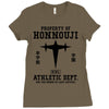 Property Of Honnouji Athletics Dept. Ladies Fitted T-Shirt