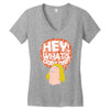hey man Women's V-Neck T-Shirt