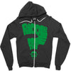 riddle me this! Zipper Hoodie