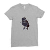 Owl Ladies Fitted T-Shirt