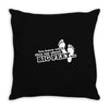 you know what they say about big feet Throw Pillow