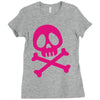 pink pirate Ladies Fitted T-Shirt