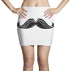 mustache Mini Skirts