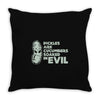 pickles are cucumbers soaked in evil Throw Pillow