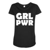 girl pwr Maternity Scoop Neck T-shirt