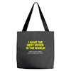 best sister crazy scarry Tote Bags