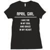 April Girl Ladies Fitted T-Shirt