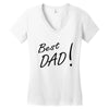 best dad! Women's V-Neck T-Shirt