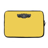 pinstripe 2 skull humor funny Laptop sleeve