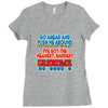 push me around grandma Ladies Fitted T-Shirt
