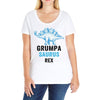 grumpa saurus rex Ladies Curvy T-Shirt
