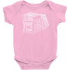 crate of records Baby Onesie