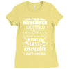 I Am A November Women Ladies Fitted T-Shirt