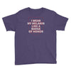 i wear my melanin like a badge of honor Youth Tee
