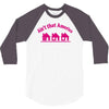 tribut t shirt john mellencamp   kleine rosa h&auml;user 3/4 Sleeve Shirt