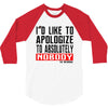 conor mcgregor apologize ufc mma notorious 3/4 Sleeve Shirt