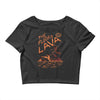 the floor is lava Crop Top