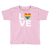 lgbt love Toddler T-shirt