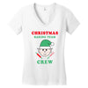christmas baking team crew elf Women's V-Neck T-Shirt
