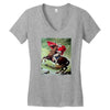 napoleon bonaparte stormtrooper funny retro Women's V-Neck T-Shirt