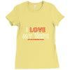 i love it when my wife lets me go mountain biking Ladies Fitted T-Shirt