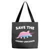 Save The Chubby Unicorns Tote Bags
