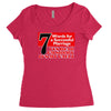 funny  7 words for marriage, ideal gift, birthday present Women's Triblend Scoop T-shirt