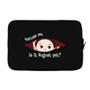 August Peeking Out Baby Boy Laptop sleeve