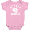 mighty numbers Baby Onesie