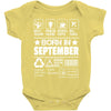 Born In September Baby Onesie