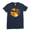 funny full english breakfast, ideal gift or birthday present Ladies Fitted T-Shirt