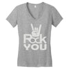 rock you Women's V-Neck T-Shirt