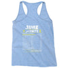 June Girl Facts Gemini Racerback Tank