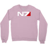 mass effect n7 logo Crewneck Sweatshirt