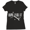 mr fix it Ladies Fitted T-Shirt