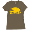 walker across Ladies Fitted T-Shirt