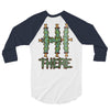 hi there 3/4 Sleeve Shirt