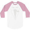 youth kids tuxedo 3/4 Sleeve Shirt