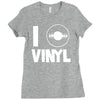 i love vinyl Ladies Fitted T-Shirt