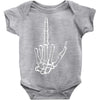 skeleton hand Baby Onesie