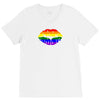 lips  rainbow lgbt gay culture V-Neck Tee