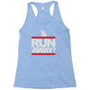 run away rabbit Racerback Tank