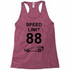 speed limit 88 Racerback Tank