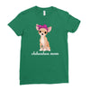 chihuahua mom Ladies Fitted T-Shirt
