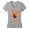 wine witch! Women's V-Neck T-Shirt