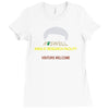 funny alien conspiracy theory roswell area 51 Ladies Fitted T-Shirt