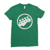 scott pilgrim vs the world bass guitar rockband vintage show movie tee Ladies Fitted T-Shirt