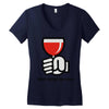 party a drink Women's V-Neck T-Shirt