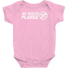 no photos please camera Baby Onesie