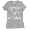 over caffeinated (3) Ladies Fitted T-Shirt